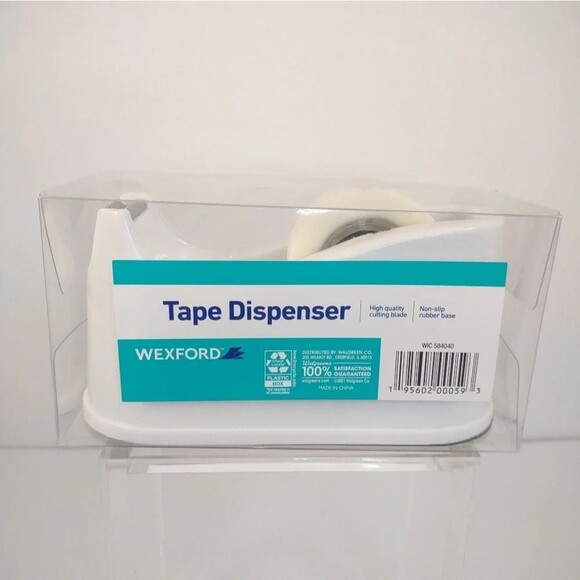 Wexford Desktop Desk Tape Dispenser White NWT - Picture 11 of 13